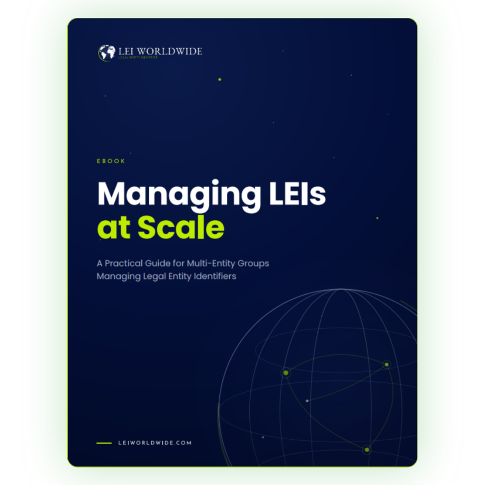 ebook cover - managing leis at scale